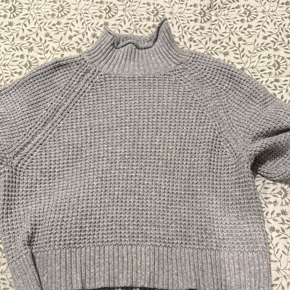 American Eagle Outfitters Gray Turtleneck Sweater
